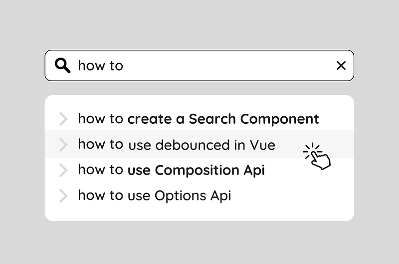 Debounced Search Component in Vue.js