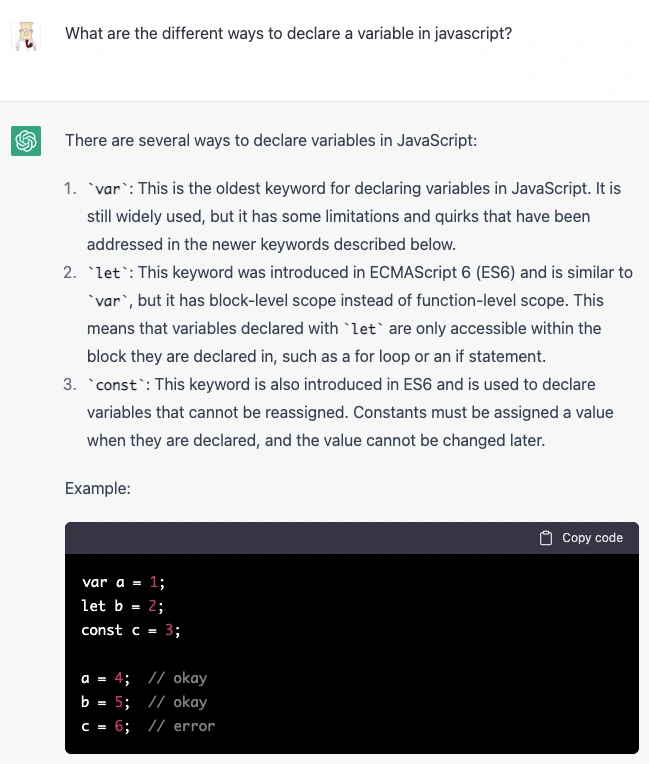 Interviewing ChatGPT for a Front-End Developer Position