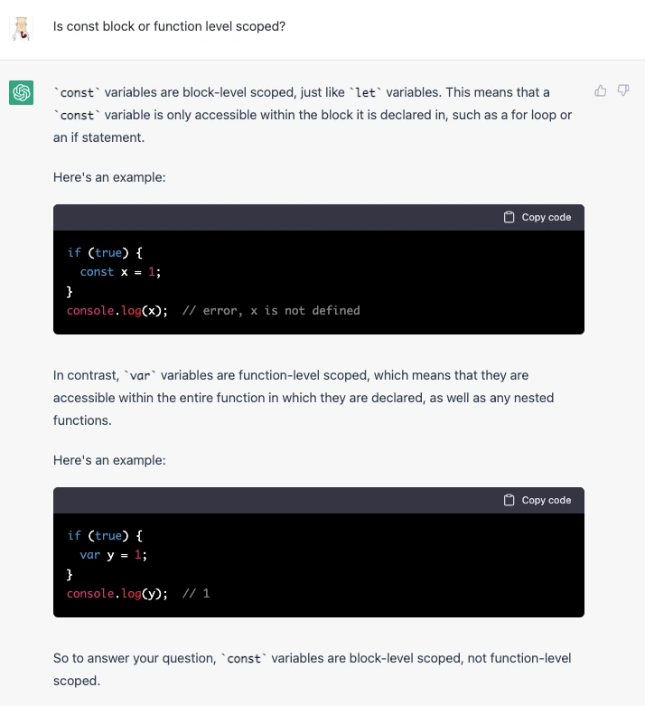 Interviewing ChatGPT for a Front-End Developer Position